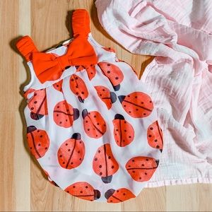 Ladybug Bubble Romper